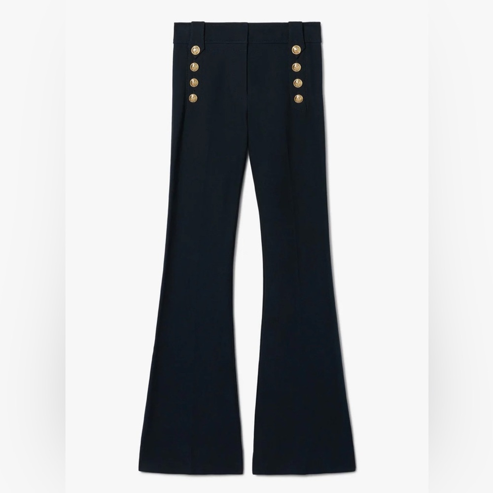 Derek Lam Flare Navy Trousers